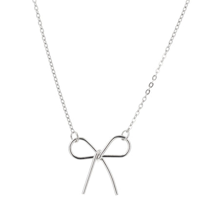 Delicate Bow Necklace