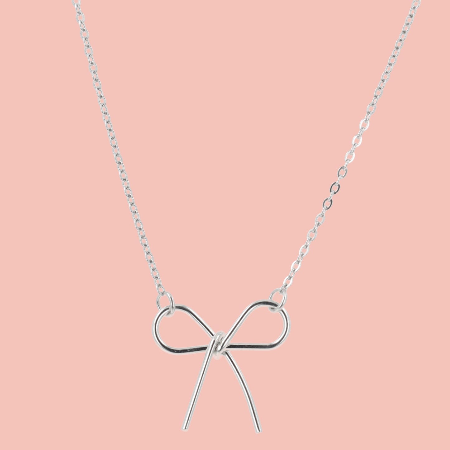 Delicate Bow Necklace