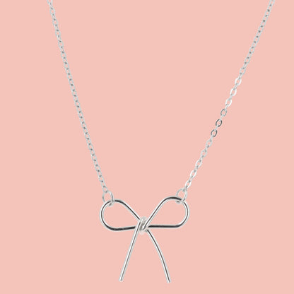 Delicate Bow Necklace