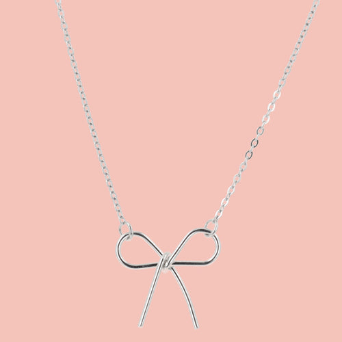 Delicate Bow Necklace