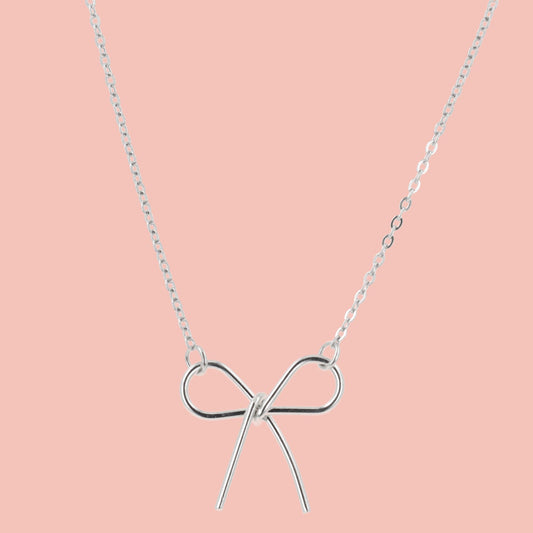 Delicate Bow Necklace
