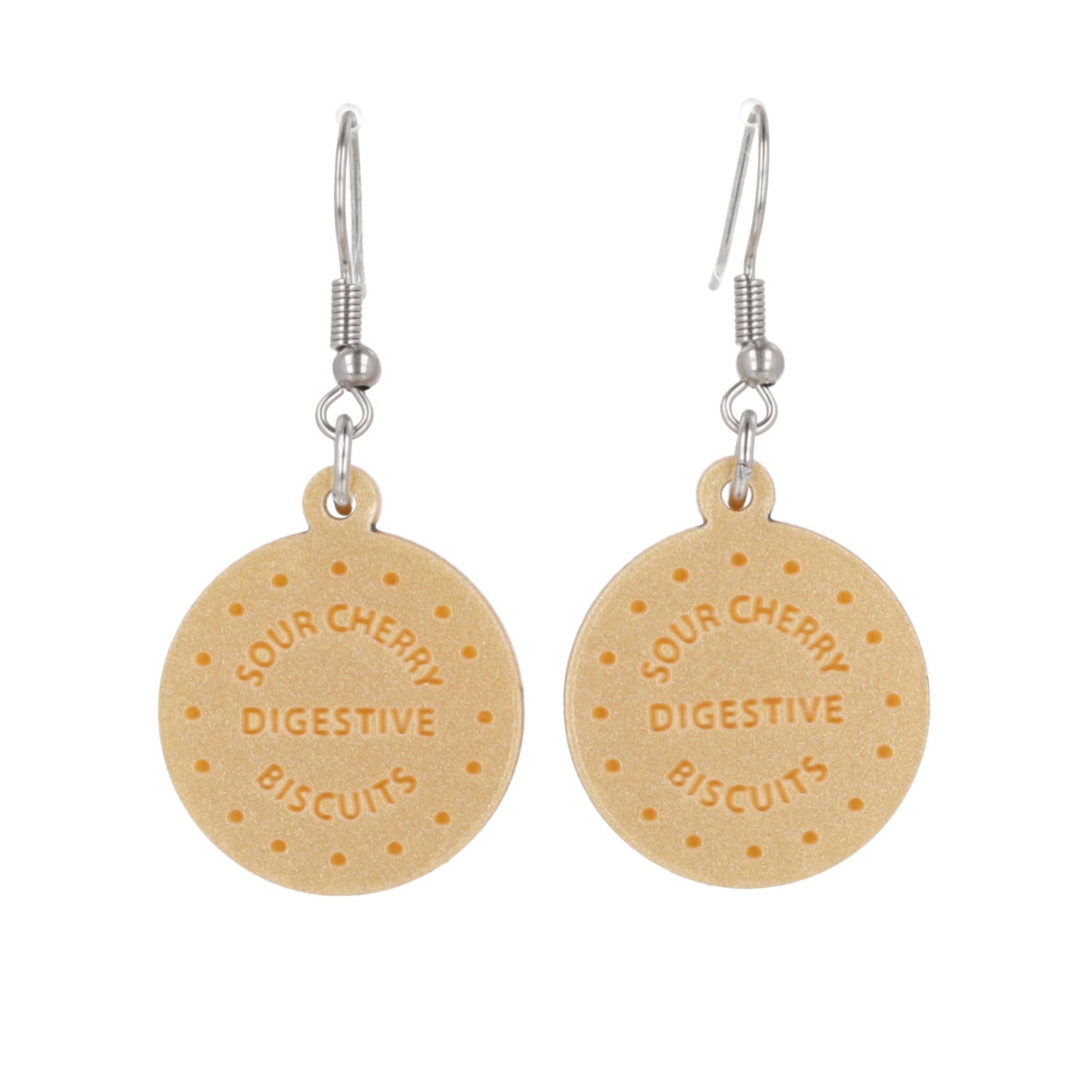 Digestive Biscuit Earrings