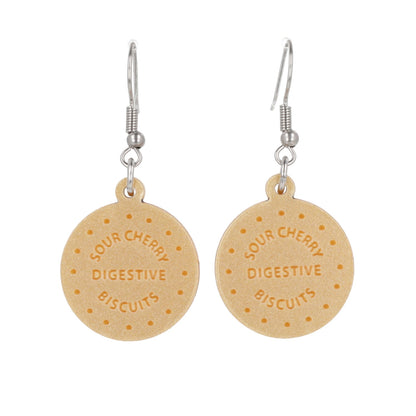 Digestive Biscuit Earrings