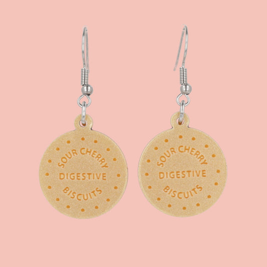 Digestive Biscuit Earrings
