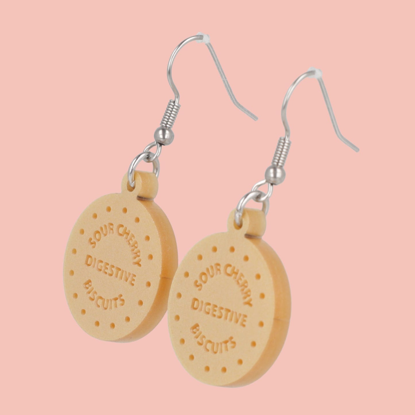 Digestive Biscuit Earrings