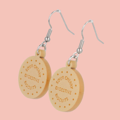 Digestive Biscuit Earrings