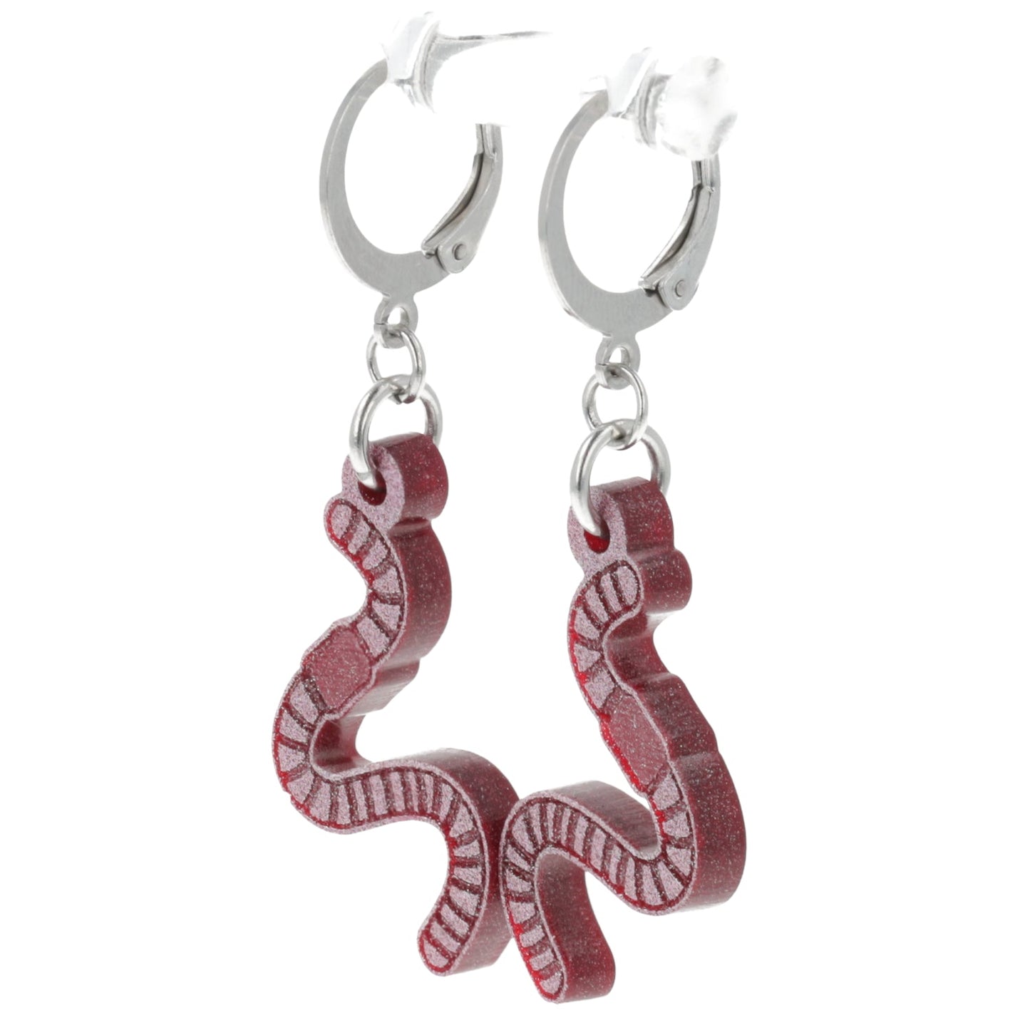 Do The Worm Huggie Hoop Earrings