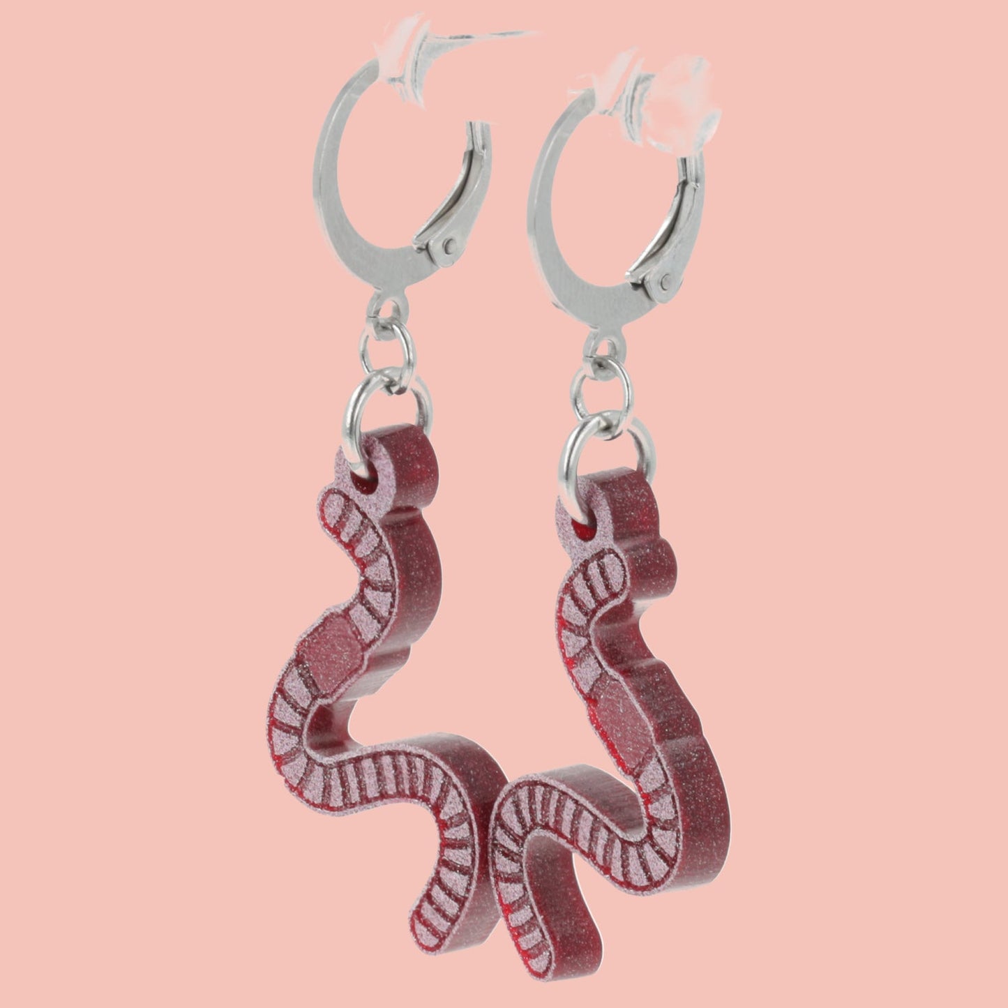 Do The Worm Huggie Hoop Earrings