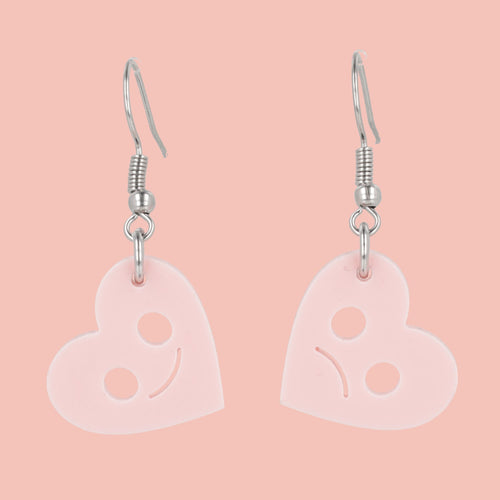 Don't Go Breaking My Heart (Pink) Earrings
