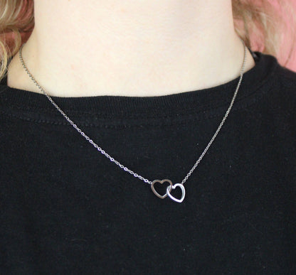 Double Heart Necklace