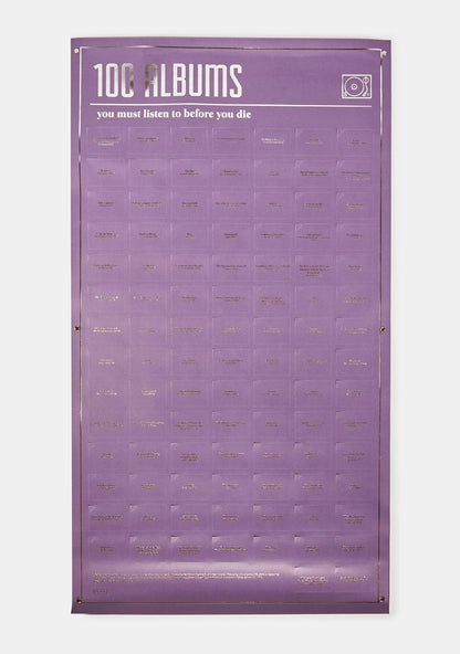100 Albums Poster