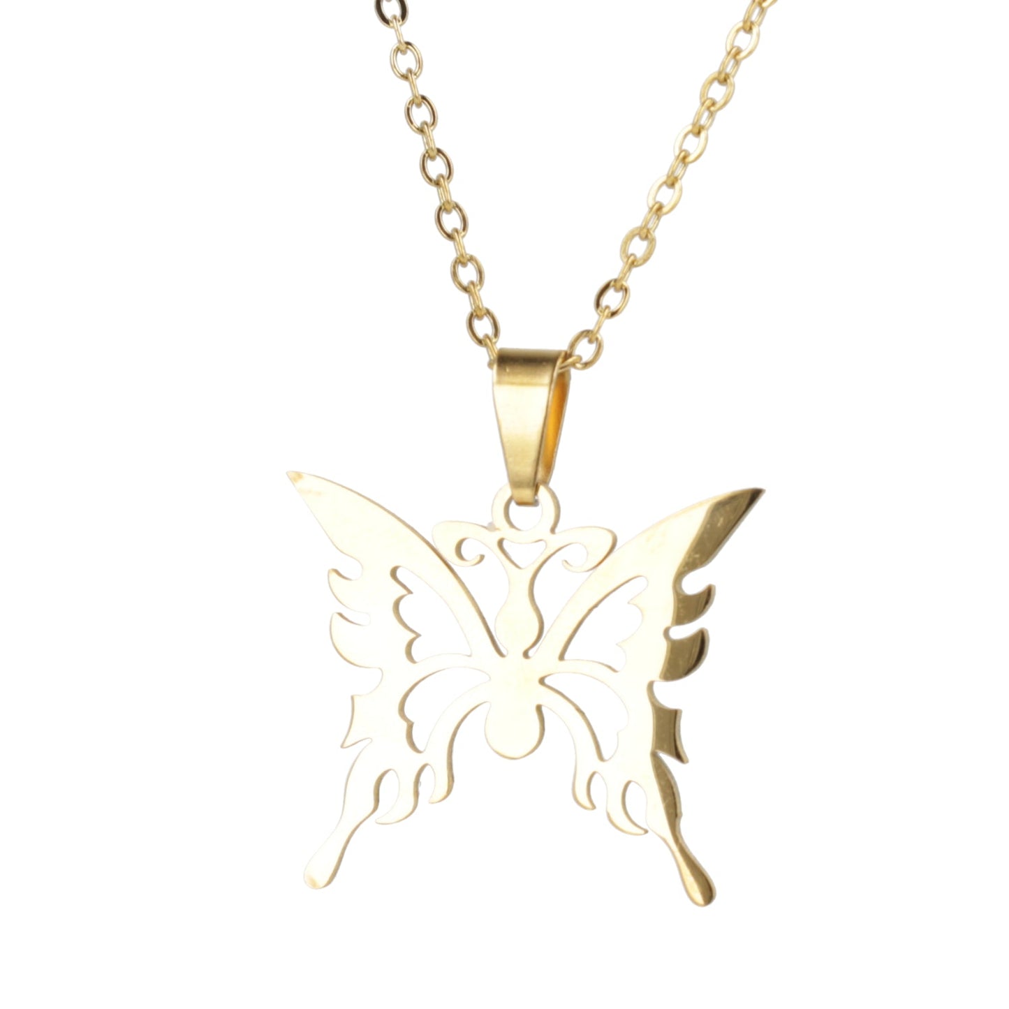 Ethereal Butterfly Necklace (Gold Plated)