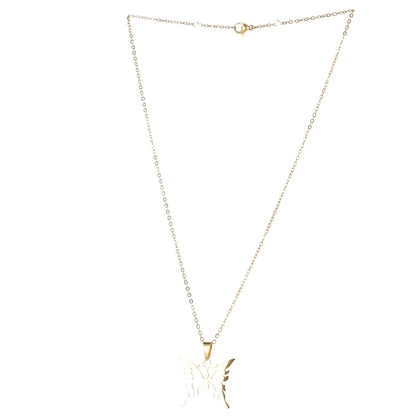 Ethereal Butterfly Necklace (Gold Plated)