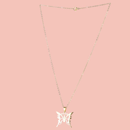 Ethereal Butterfly Necklace (Gold Plated)
