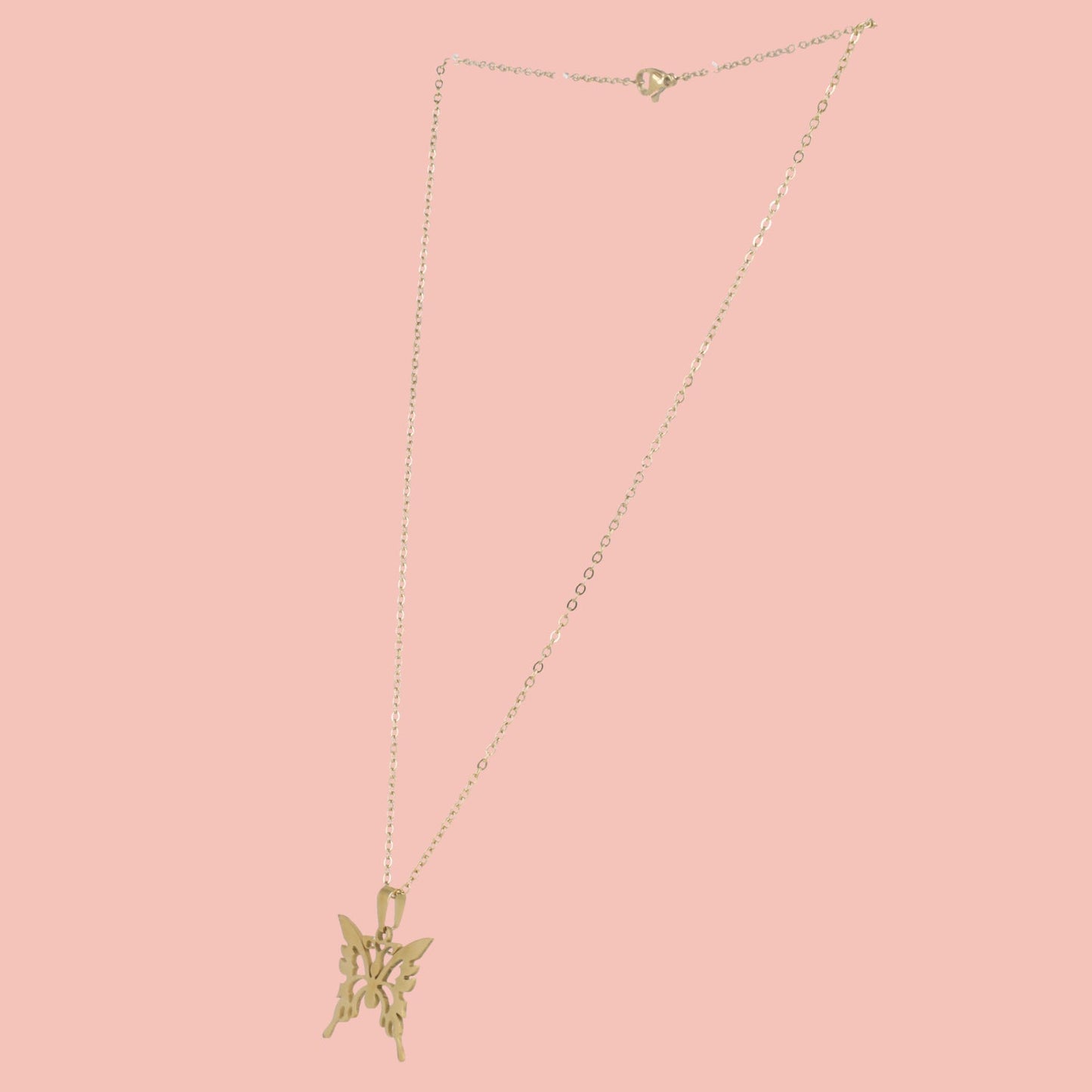 Ethereal Butterfly Necklace (Gold Plated)
