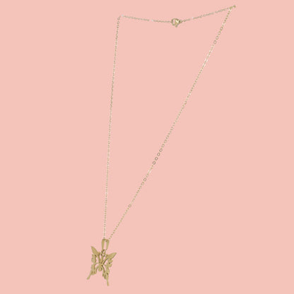 Ethereal Butterfly Necklace (Gold Plated)