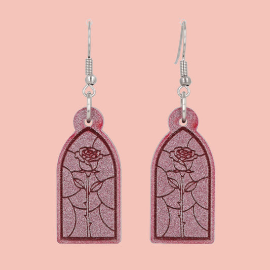 Every Rose Has Its Thorn Earrings