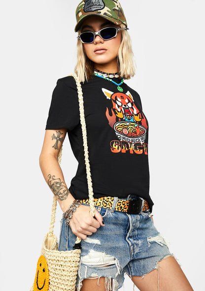 Aggretsuko Spicy Tee