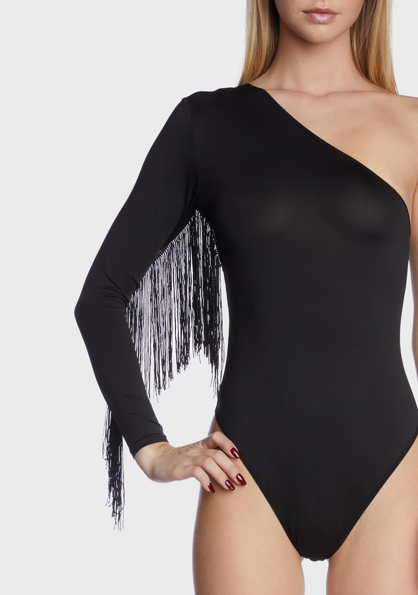 All For Me Fringe Bodysuit