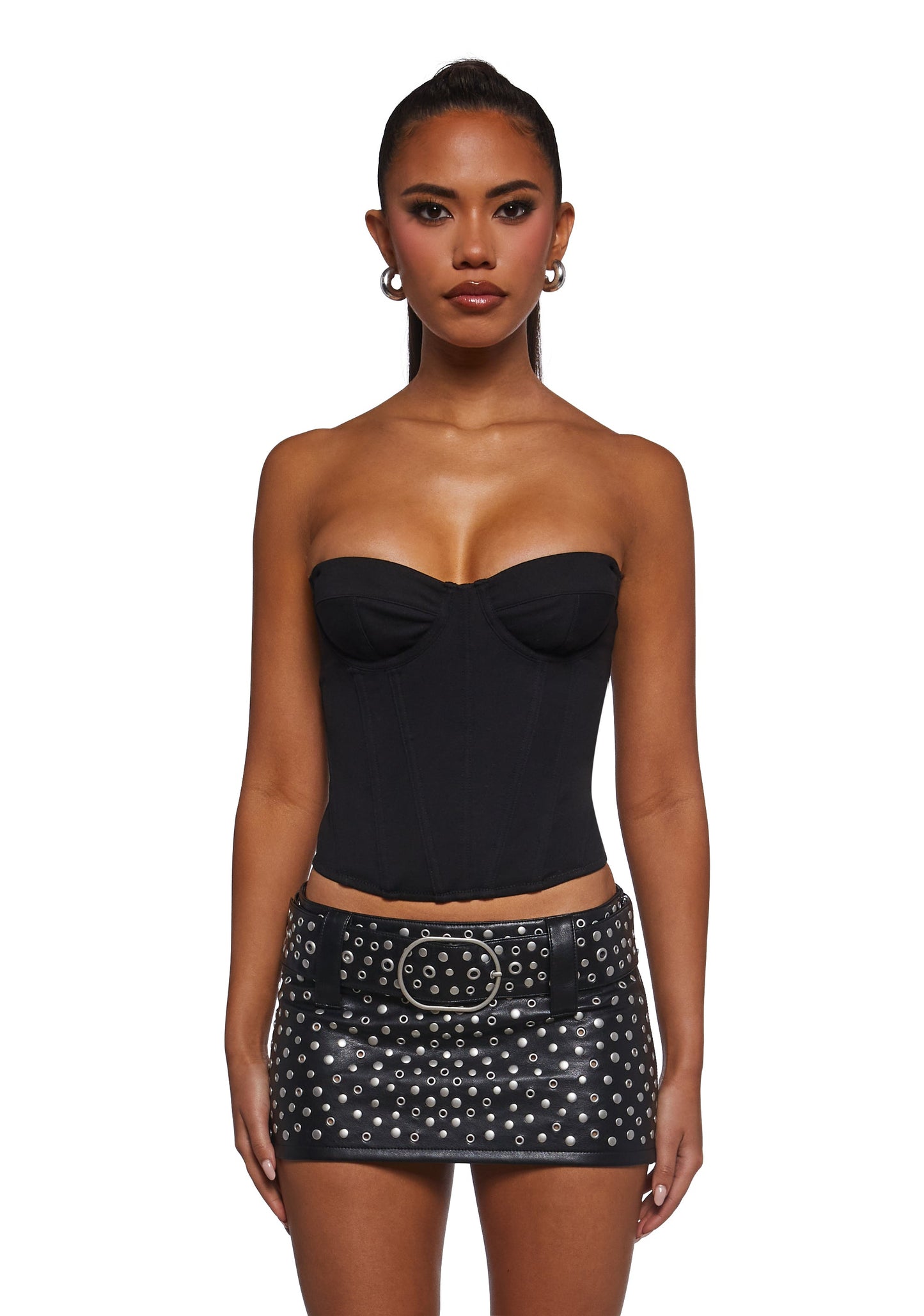 Adulting Buckle Corset Top