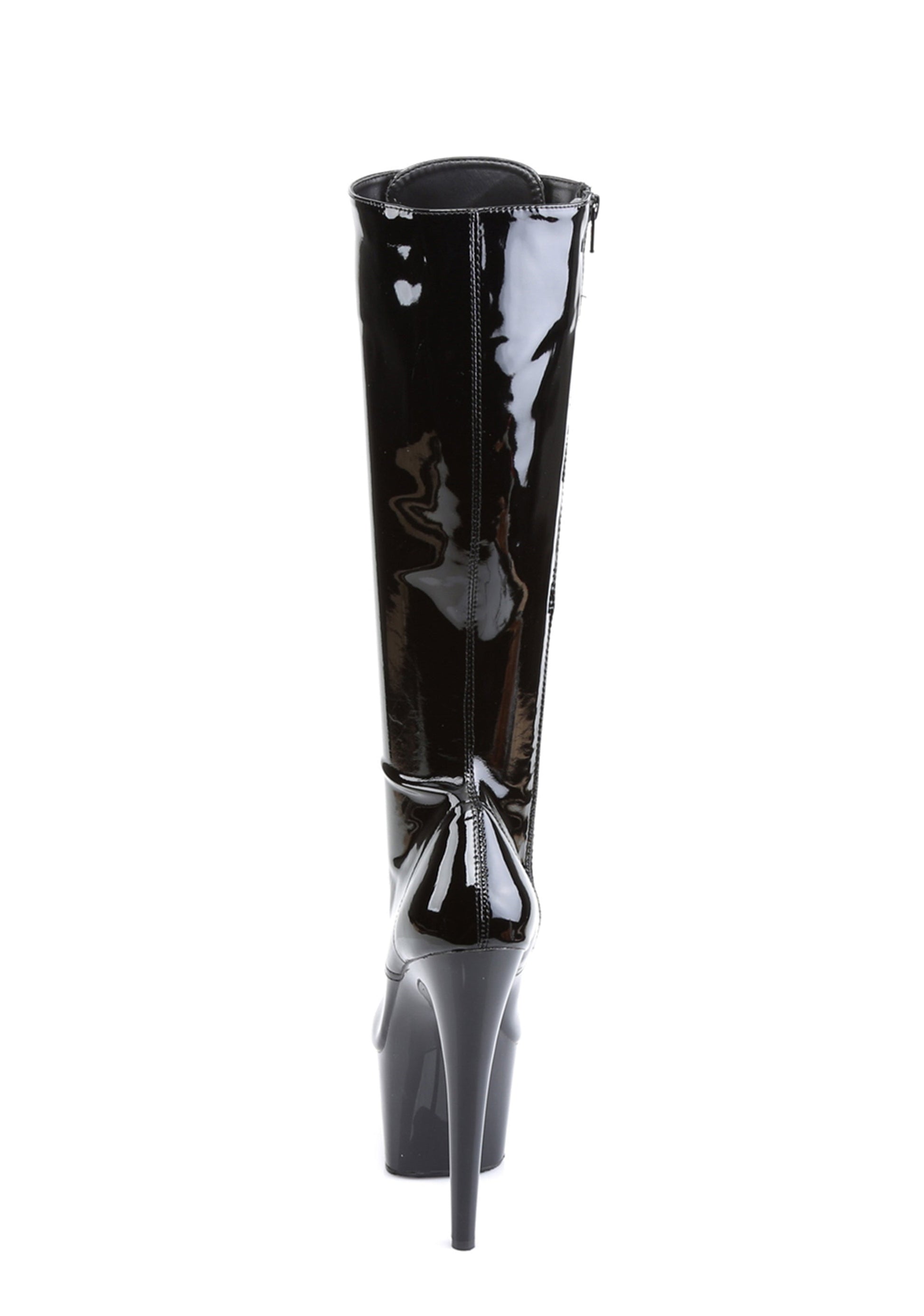 Adore-2023 Platform Knee High Boots-Black