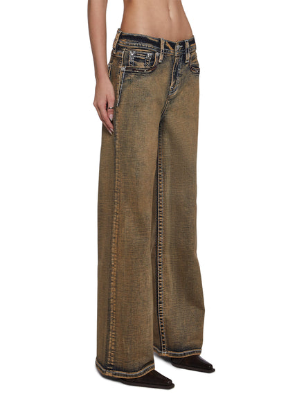 30" High Rise Wide Jeans