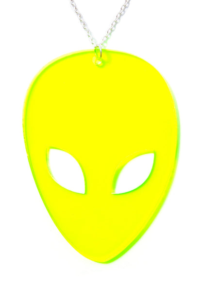 Alien Lover Necklace - Green