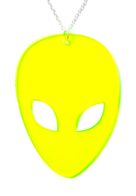 Alien Lover Necklace - Green