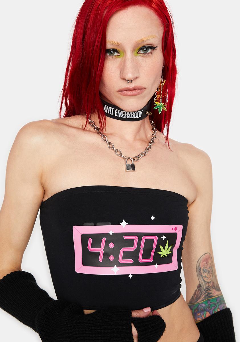 420 Clock Tube Top