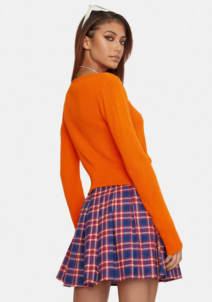 90s Cropped Cardigan