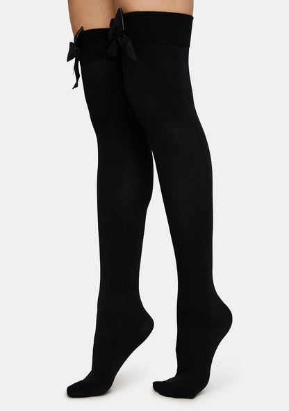 Always Ascending Thigh High Socks