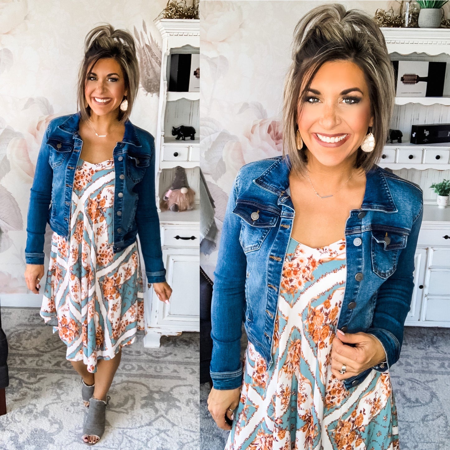 A Lovely Day Dress - Teal