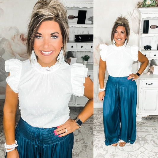 Happy With You Blouse - Ivory