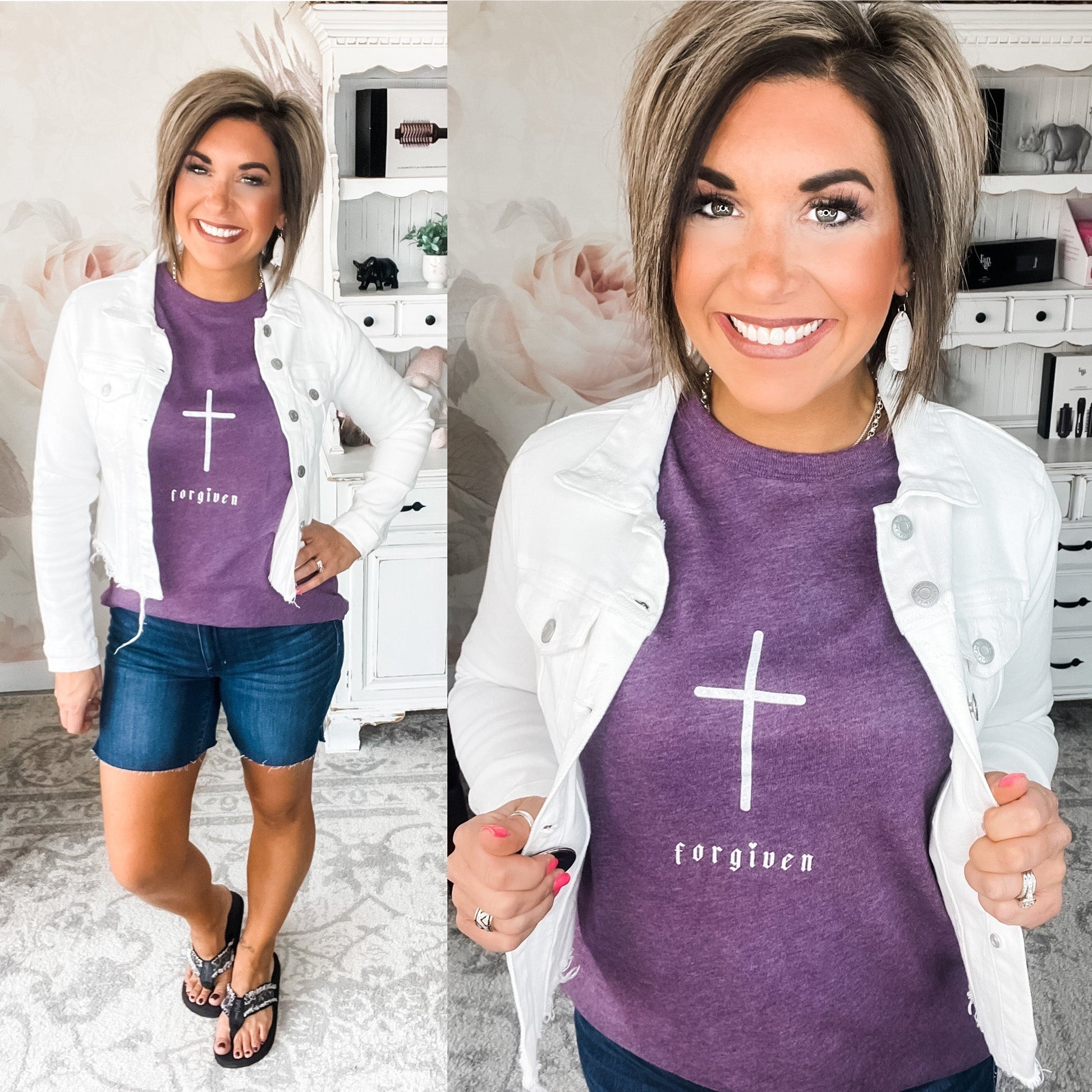 Forgiven Cross Graphic Tee