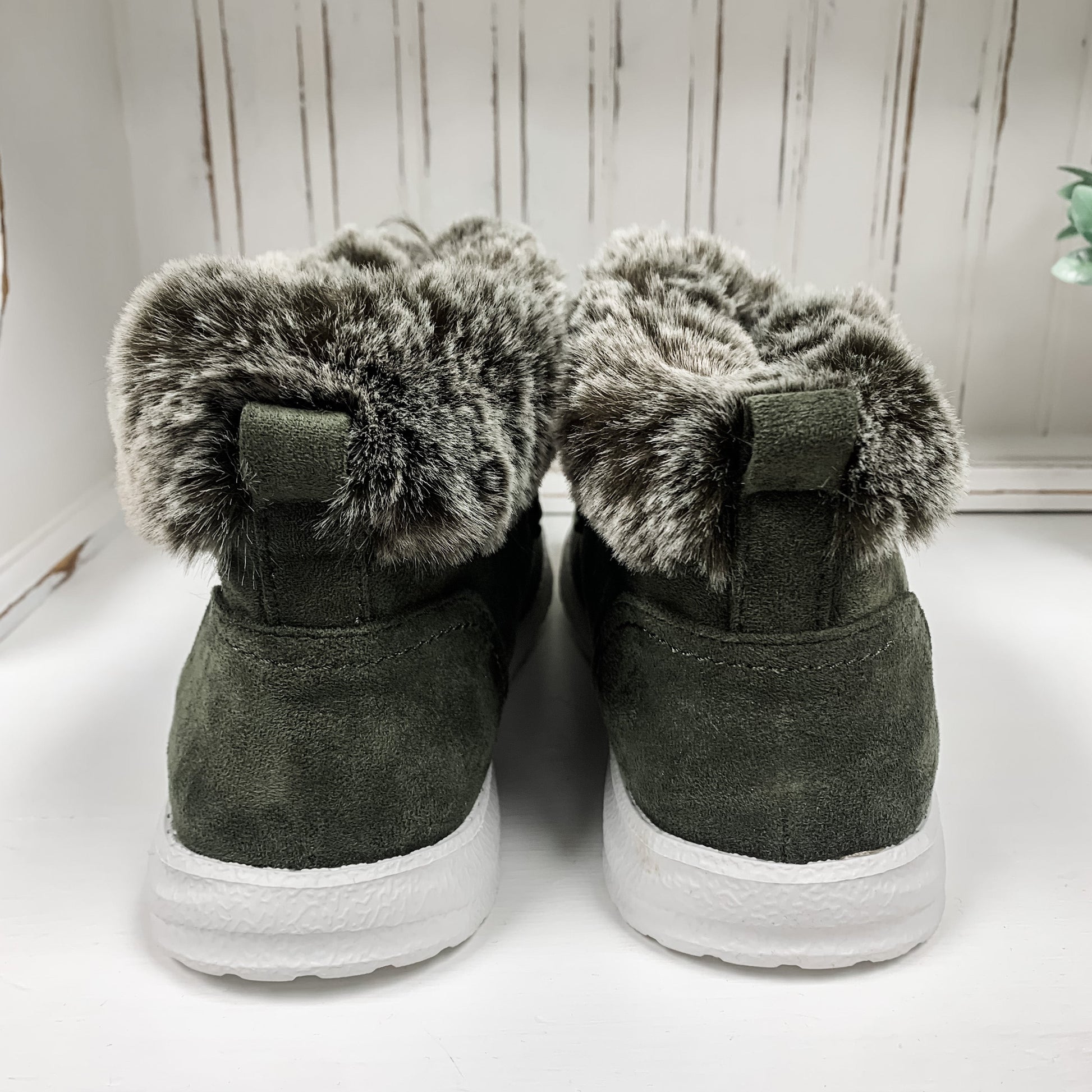 Farren Bootie - Khaki (aka Olive)