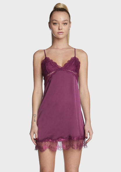 Absolute Dream Girl Lace Trim Chemise