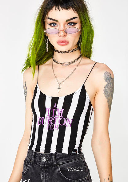 A Tim Burton Film Cropped Tank