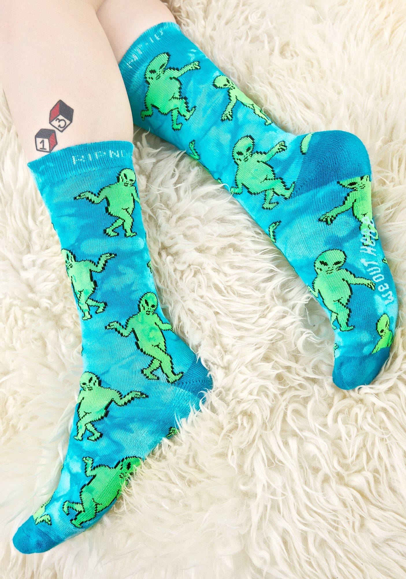 Alien Dance Party Socks