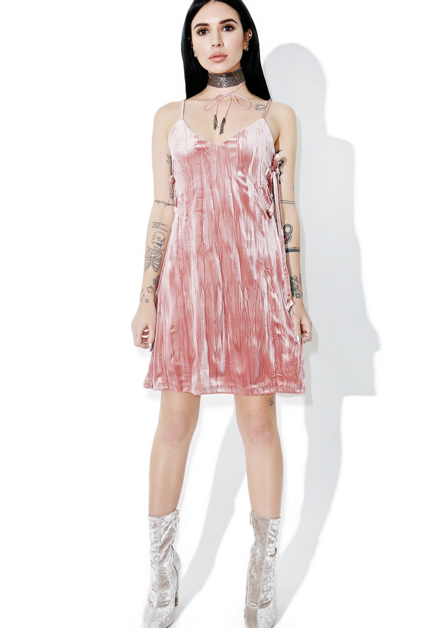 Akiko Velvet Dress