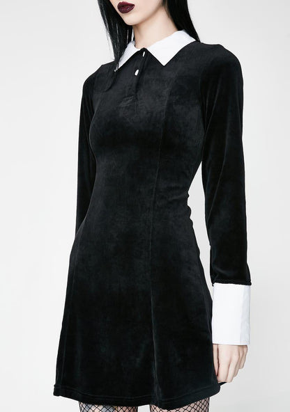 Addams Velvet Dress