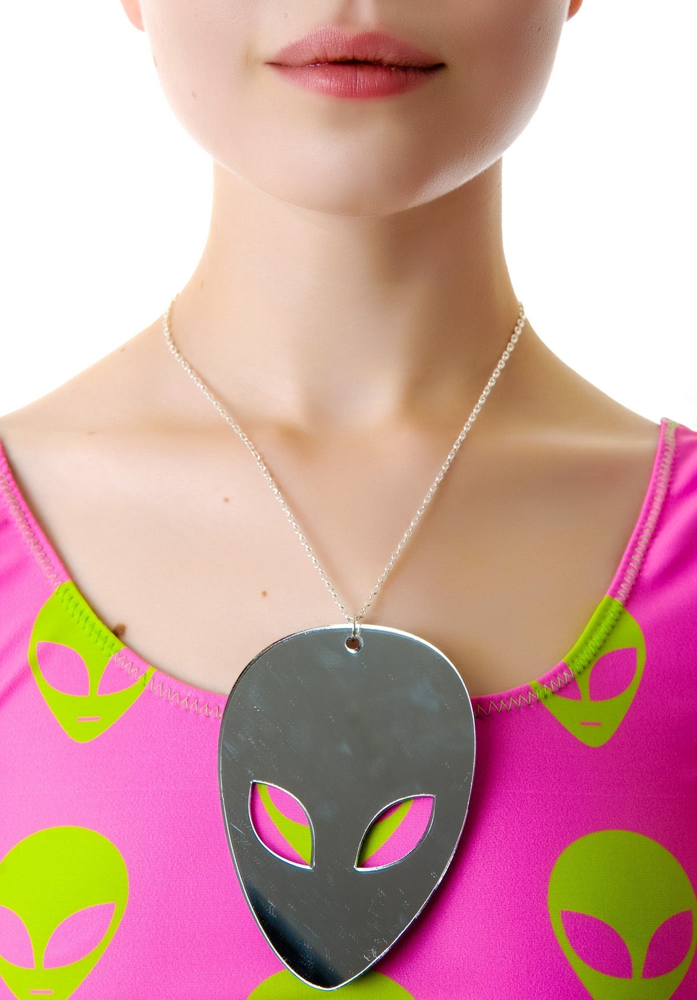 Alien Lover Necklace - Green