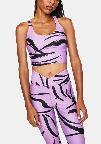 Abstract Gym Sports Bra