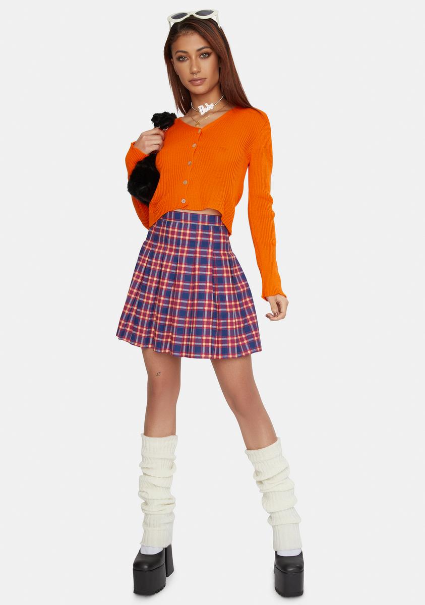 90s Cropped Cardigan