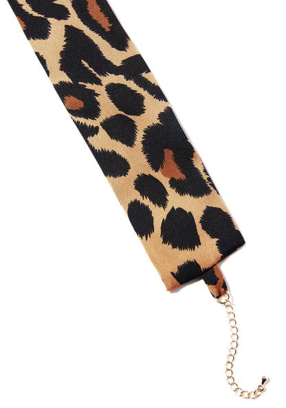 3 Small Words Leopard Choker