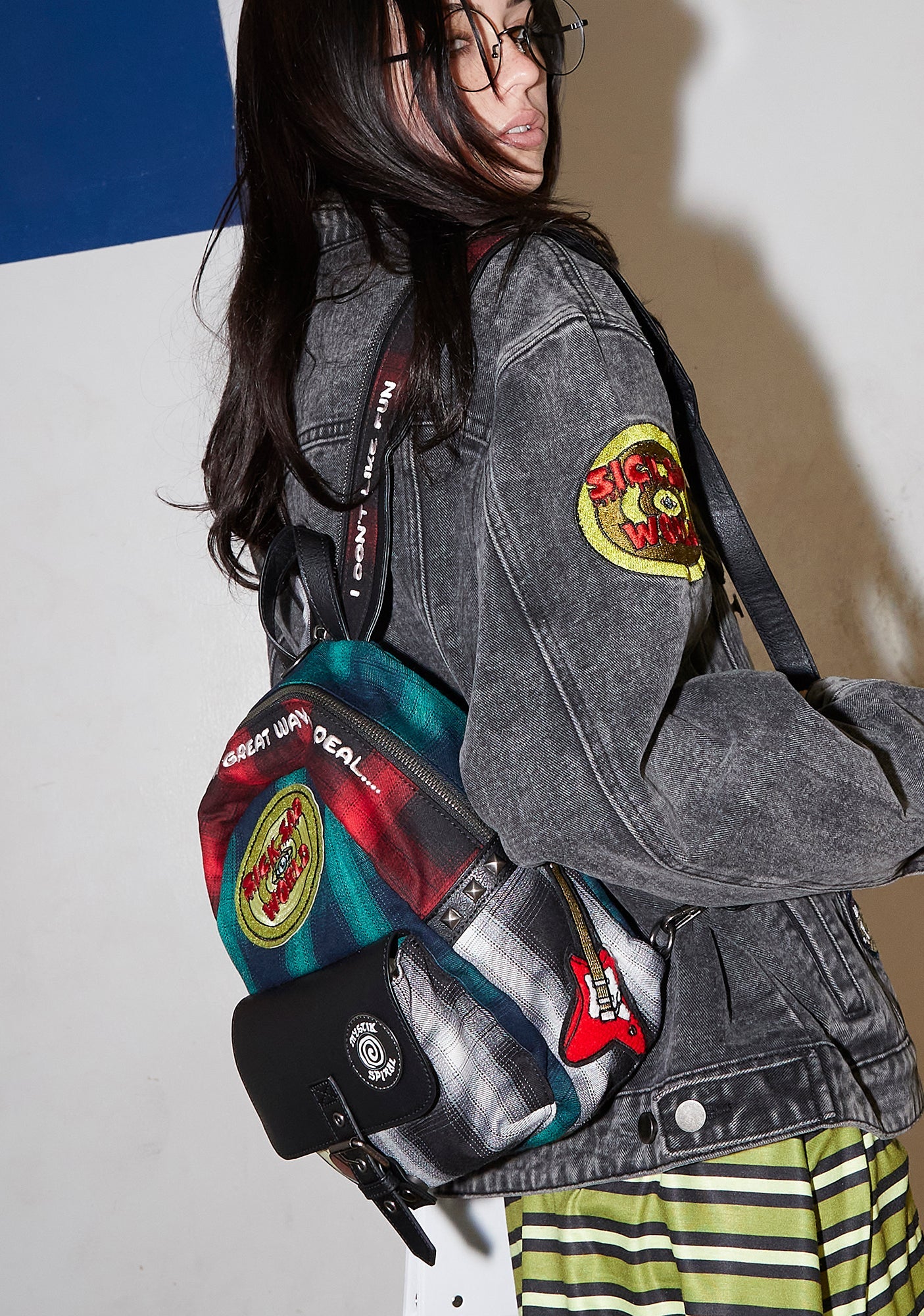 90s Cynic Plaid Backpack