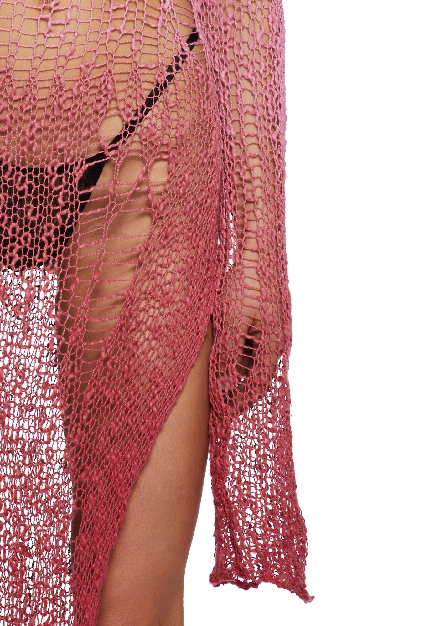A Lifetime With You Longline Sweater-Red