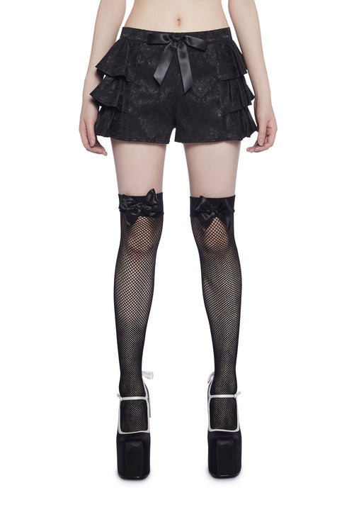 Adorable Charm Brocade Shorts
