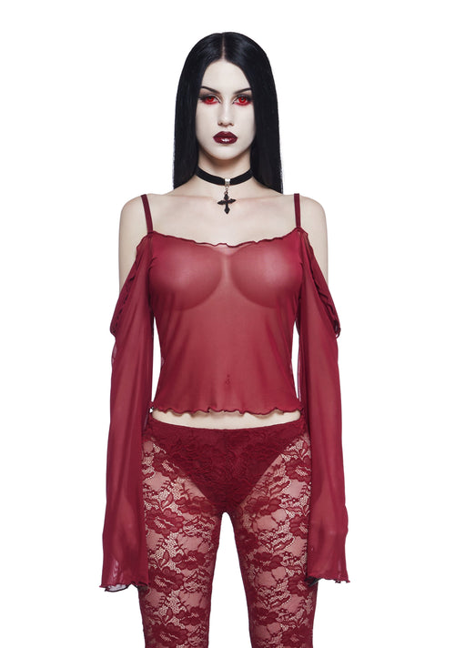 Alluring Secret Chiffon Blouse