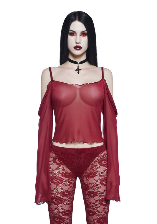 Alluring Secret Chiffon Blouse