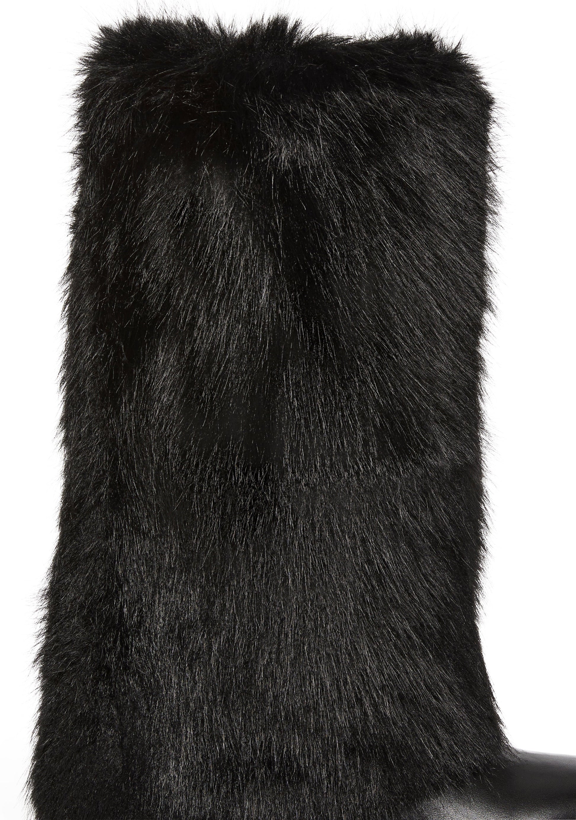 Ahsoka Foldover Flat Boots - Black